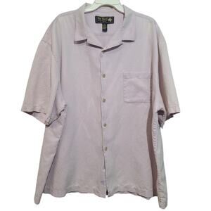 Nat Nast Silk Lyocell Camp Shirt Light Purple XXL GUC